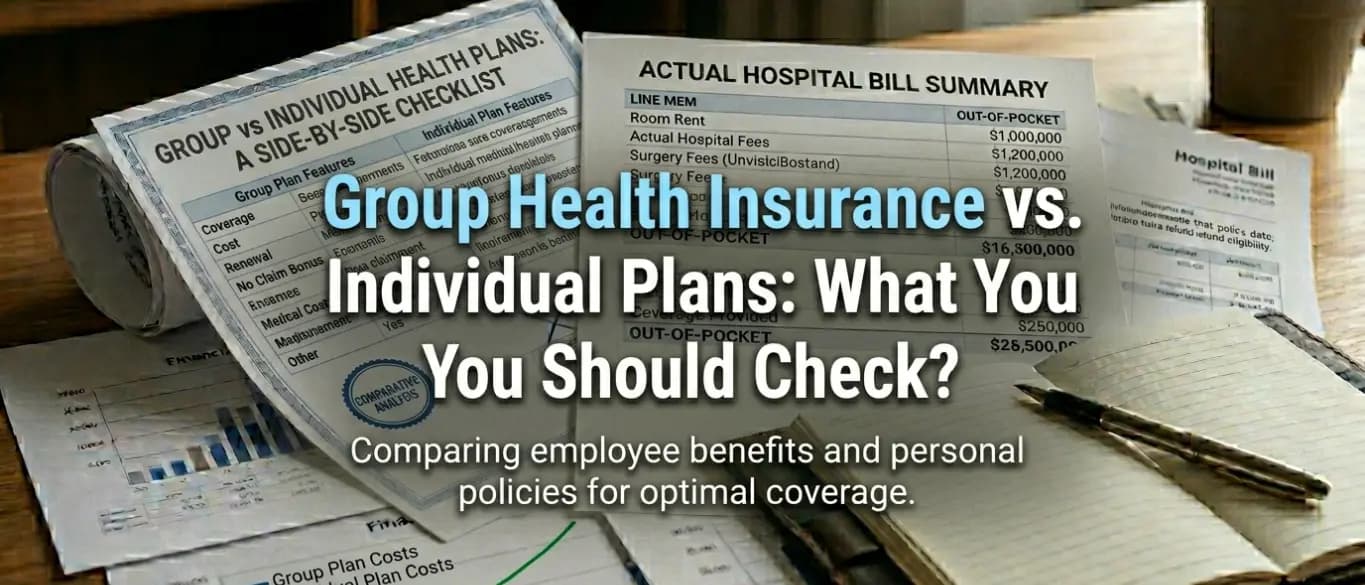 Group Health Insurance vs. Individual Plans: What You Should Check?