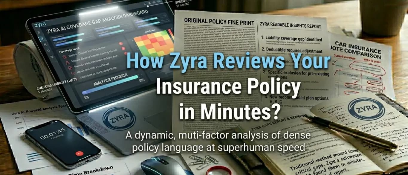 How Zyra Reviews Your Insurance Policy in Minutes?