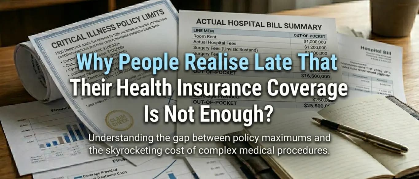 Why People Realise Late That Their Health Insurance Coverage Is Not Enough